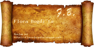 Flora Bogáta névjegykártya